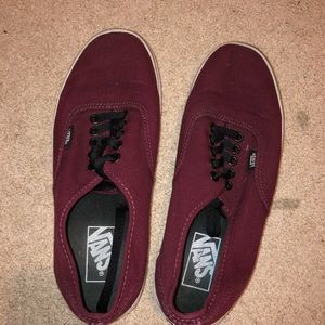 Maroon Vans